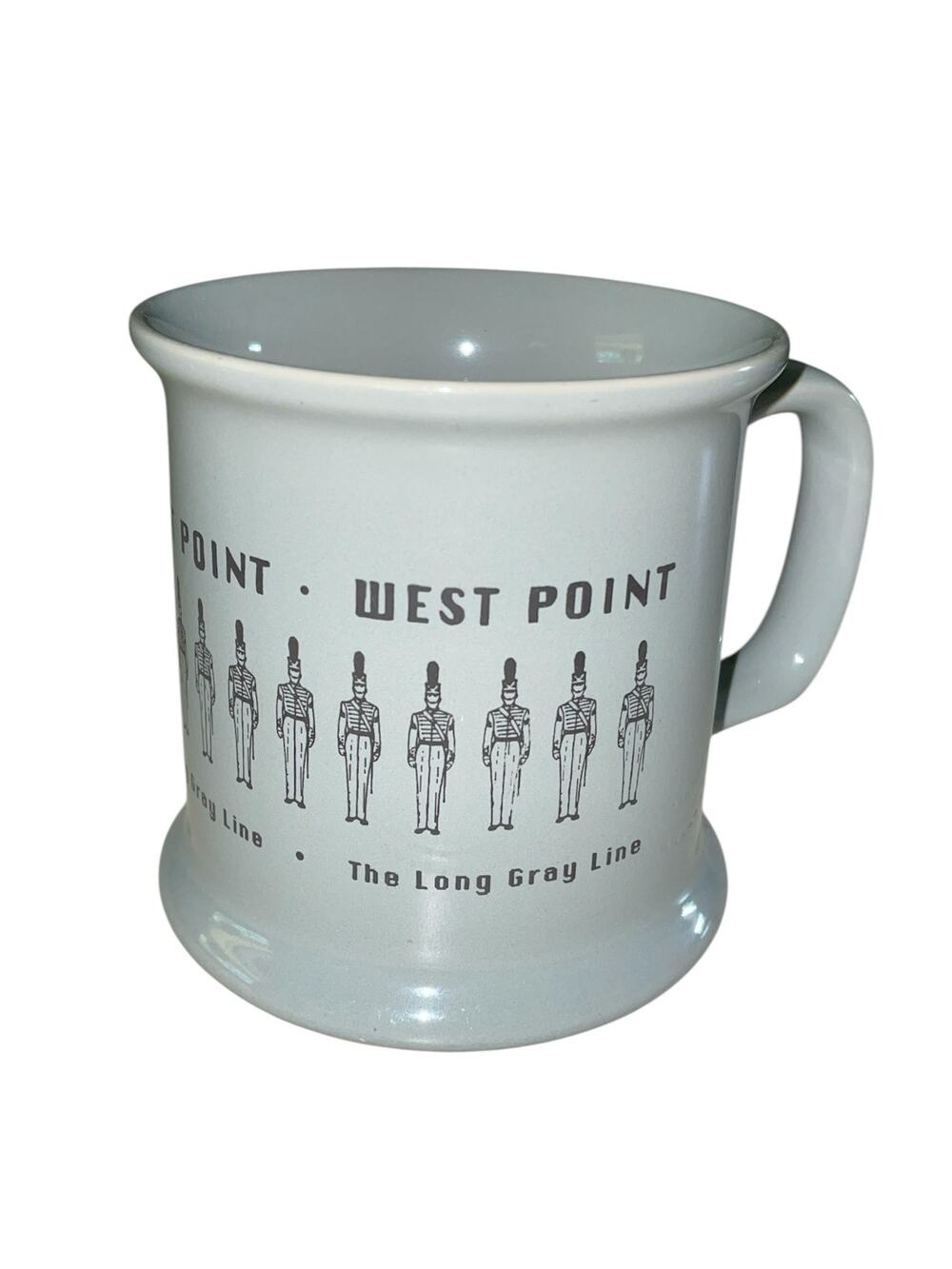 West Point 90s Long Gray Line Beverage Mug